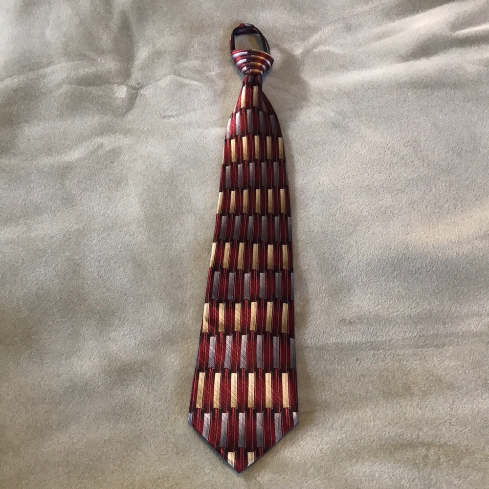 Preswick & Moore Zipper Adjustable Tie. EUC.